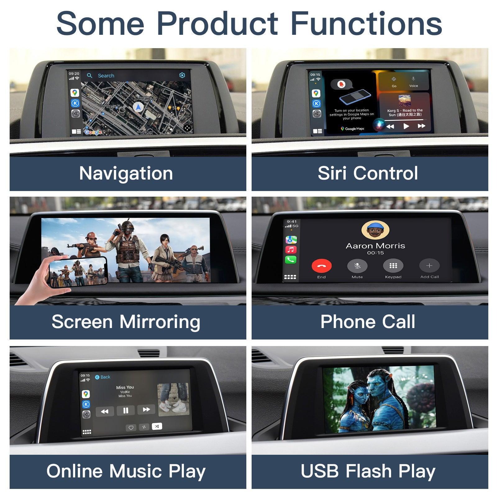 Carlikeit BW1 Wireless CarPlay&Android Auto for BMW EVO/NBT/CIC/CCC - Carlikeit