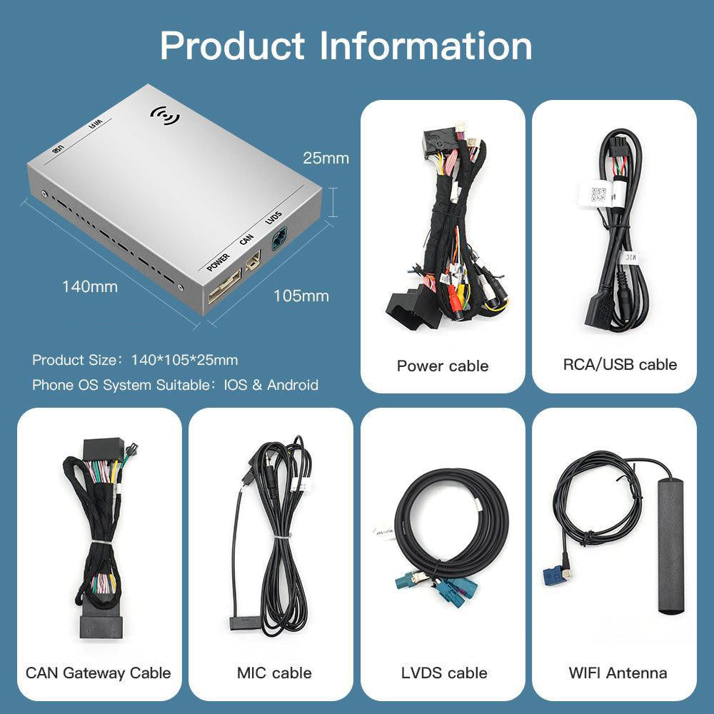 Carlikeit AD1 Audi Wireless CarPlay&Android Auto