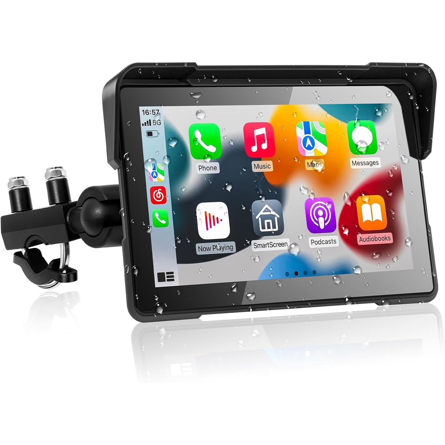 Carlikeit MT4 Motorcycle Wireless Carplay Screen