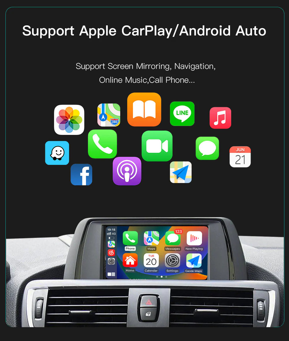 The Carlikeit BW1 Elevate Your BMW with Wireless CarPlay