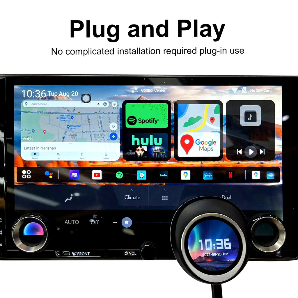 Carlikeit OB5 Wireless Carplay Android Auto Adapter Box