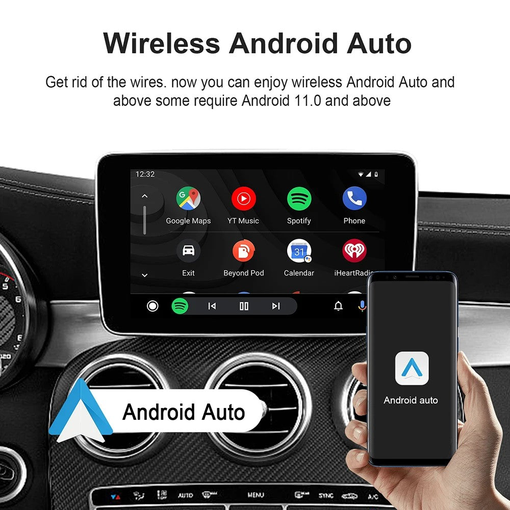 Carlikeit OB6 Wireless Carplay Android Auto Adapter Box