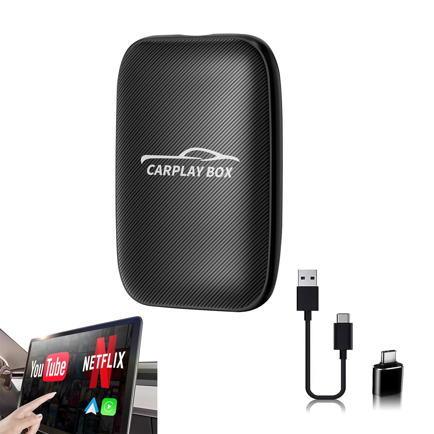 CarlikeitOB2 Wireless CarPlay Android Auto AI Box