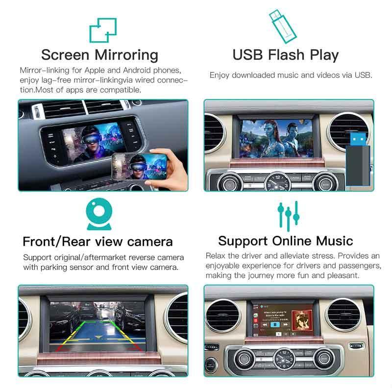 Carlikeit JR1 Jaguar Land Rover Wireless Carplay&amp;Android Auto - Carlikeit