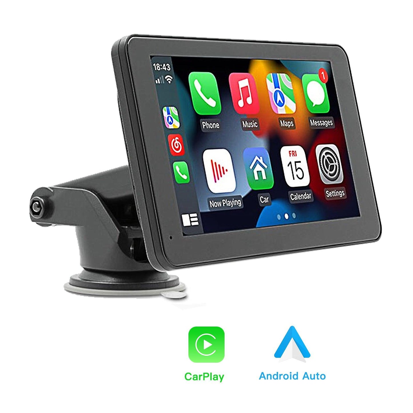 7" Carlikeit TS1 Wireless CarPlay&Android Auto Touch Screen