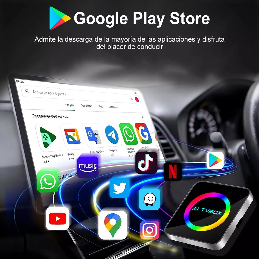 Carlikeit OB4 Wireless Carplay Android Auto Adapter Box