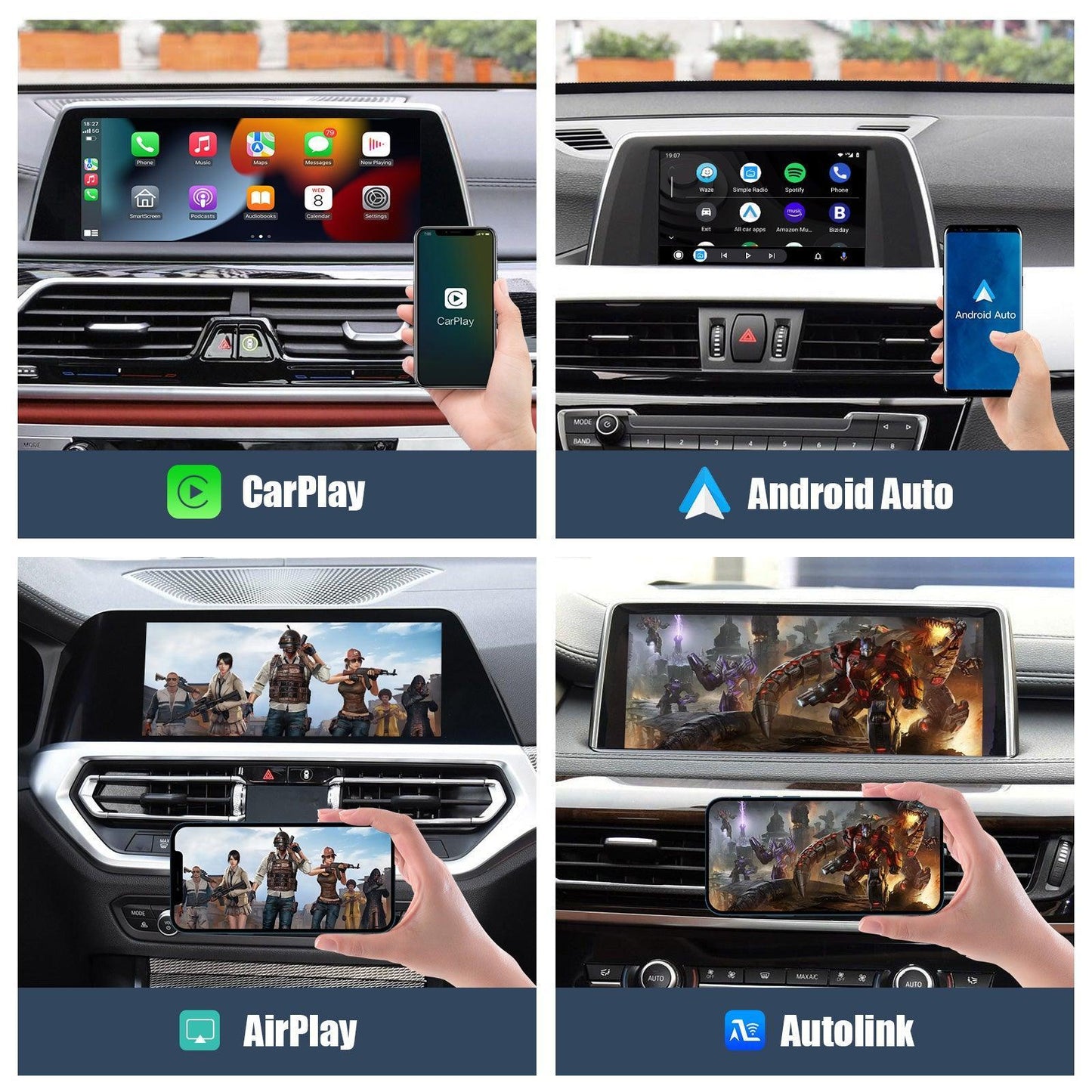 Carlikeit BW1 Wireless CarPlay&Android Auto for BMW EVO/NBT/CIC/CCC - Carlikeit