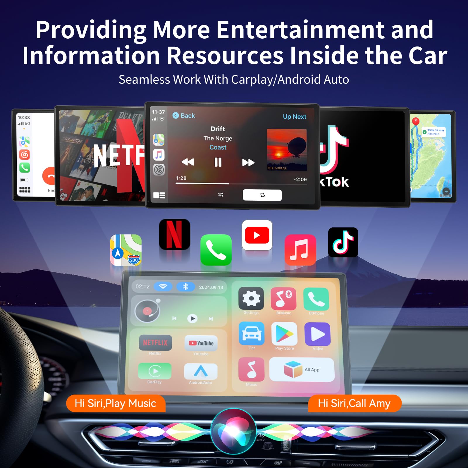 CarlikeitOB3 Wireless CarPlay Android Auto AI Box