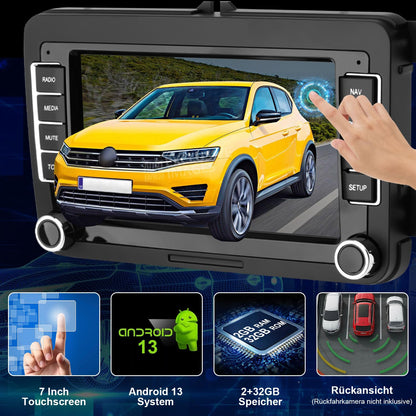 Carlikeit VW1 Car Stereo Wireless CarPlay for Volkswagen Golf