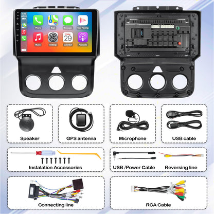 Carlikeit DG1 Car Stereo Wireless CarPlay Android Auto for Dodge RAM